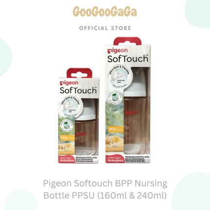 PIGEON Softouch BPP Nursing Bottle PPSU (160ml/240ml) | Baby Feeding