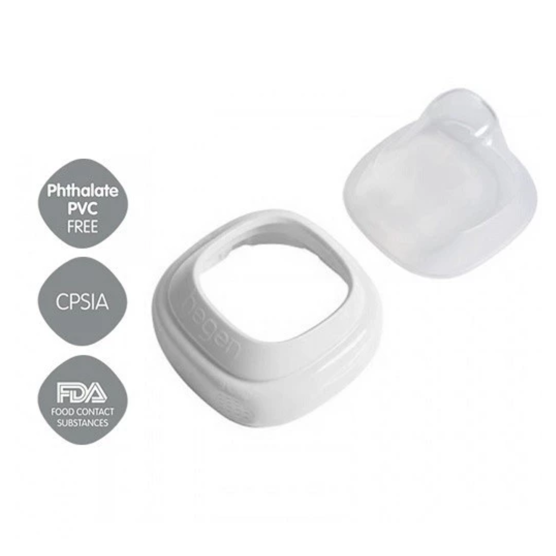 HEGEN PCTO Collar And Transparent Cover- White | Baby Feeding