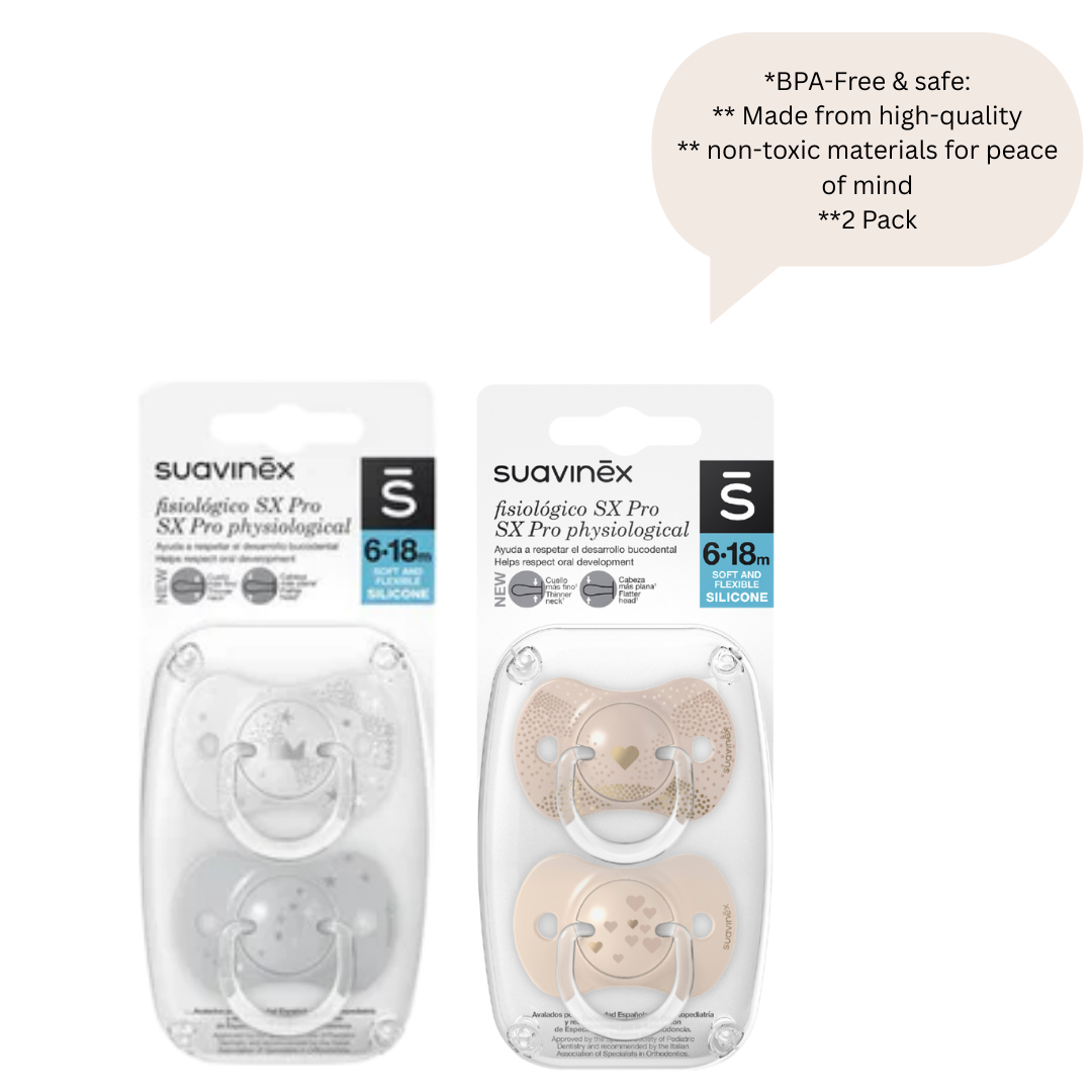 SUAVINEX Spread Joy SX Pro Silicone Soother (6-18 months) | Baby Feeding Essential