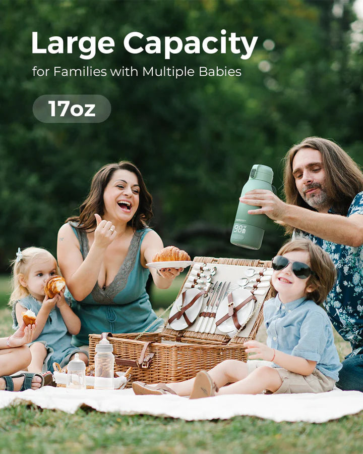 MOMCOZY Superfast Portable Breast Milk & Water Warmer for Travel | Breastfeeding