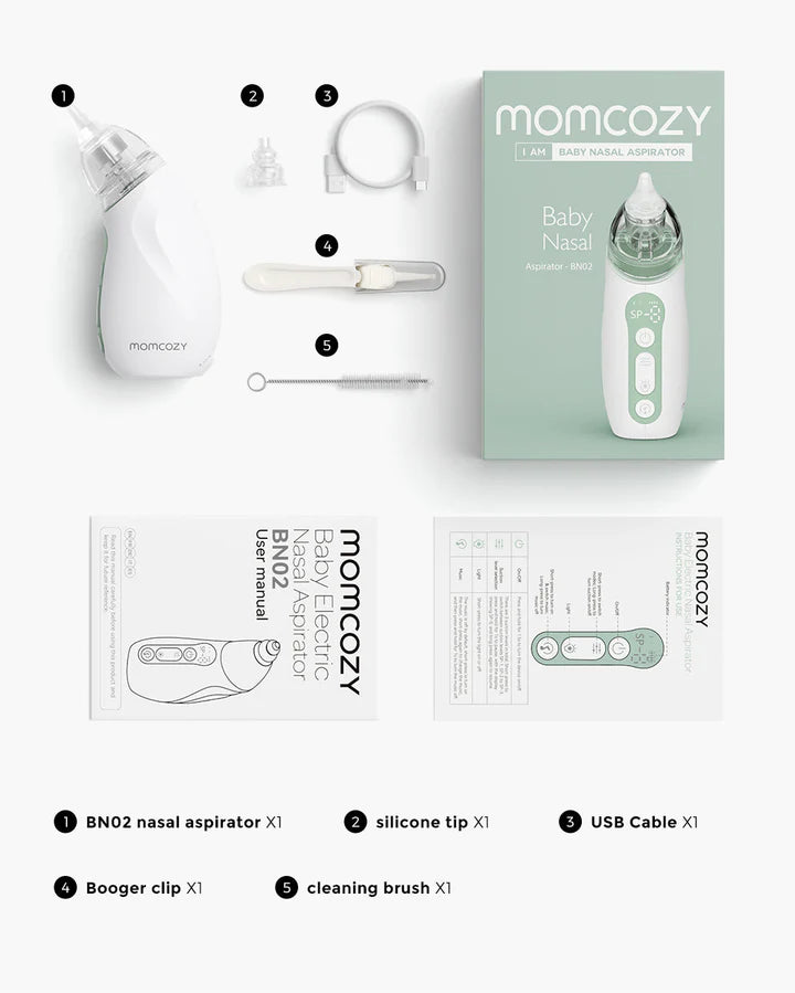 MOMCOZY Baby Nasal Aspirator (Baby Healthcare) | Baby Care Essential