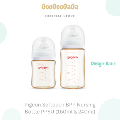 PIGEON Softouch BPP Nursing Bottle PPSU (160ml/240ml) | Baby Feeding