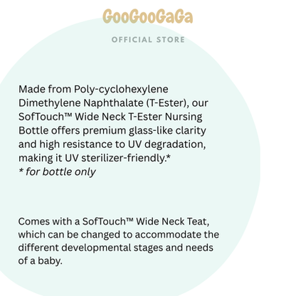 PIGEON Softouch BPP Nursing Bottle T-Ester (240ml) | Baby Feeding