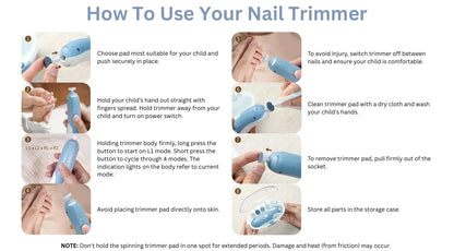 Haakaa Friendly Whale Baby Nail Care Trimmer Set | Cleaning & Sanitisers