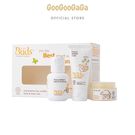 BUDS ORGANIC Buds Cherished Organics Starter Kit | Baby Skincare