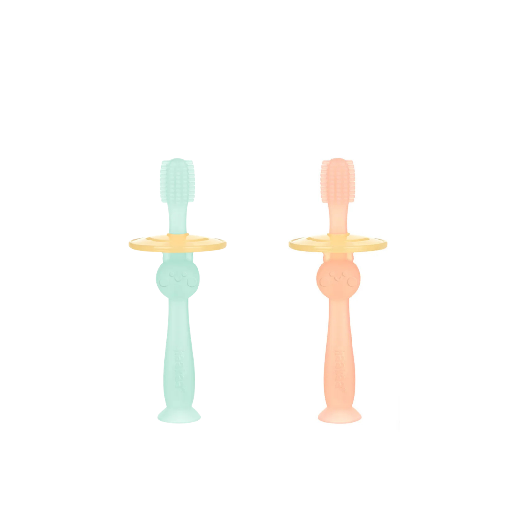 Haakaa 360° Silicone Toothbrush (6 months+) | Baby Skincare