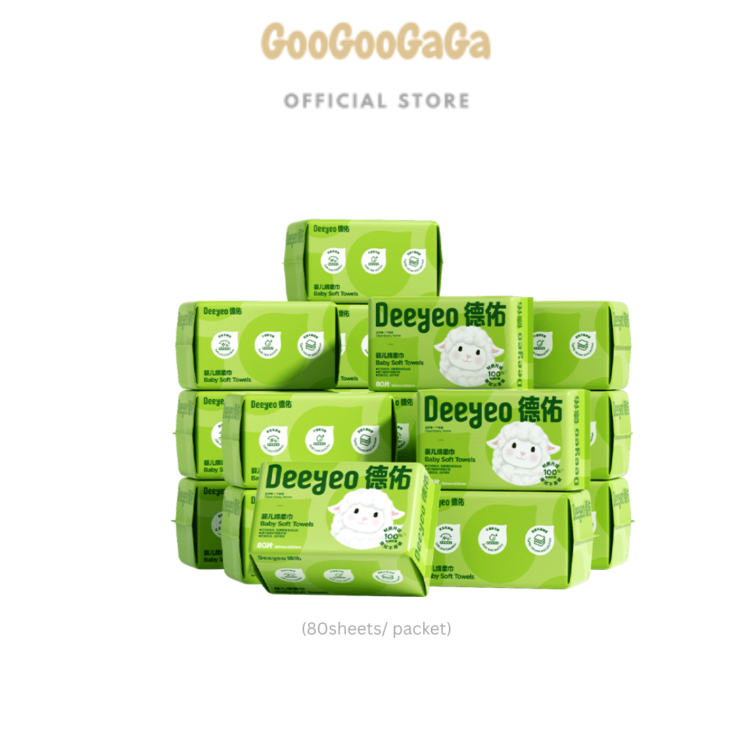 DEEYEO Disposable Facial Cotton Tissue/ Dry Wipes | Personal Care