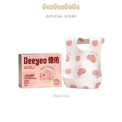 DEEYEO Disposable Baby Bib (Baby Solid stage Feeding & Outing Needs) | Feeding