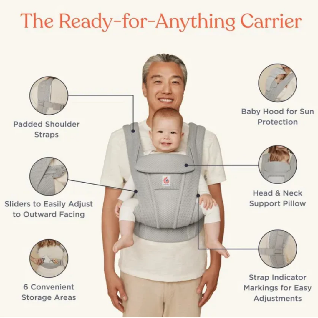 ERGOBABY Omni Deluxe All-In-One Mesh (Baby Carrier)  | Nursery & Baby Gear