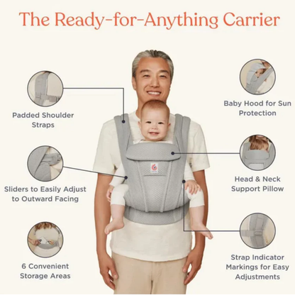 ERGOBABY Omni Deluxe All-In-One Mesh (Baby Carrier)  | Nursery & Baby Gear