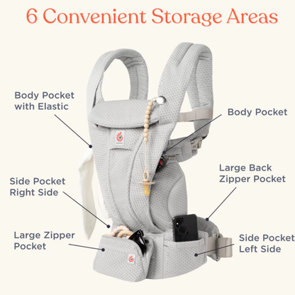 ERGOBABY Omni Deluxe All-In-One Mesh (Baby Carrier)  | Nursery & Baby Gear