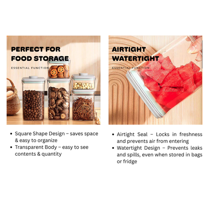 ANKOU Multi-Purpose Air Tight Food Container - Square | Feeding Essentials