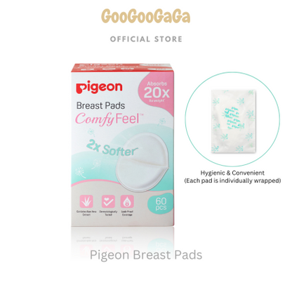 PIGEON ComfyFeel Breast Pad 60pcs | Breastfeeding