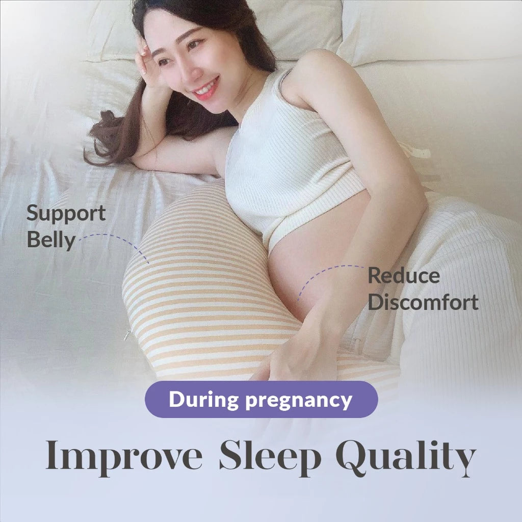 MAMAWAY Maternity Support & Nursing Moon Pillow (Mummy Must Have)| Feeding Essential
