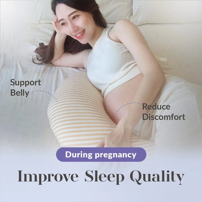 MAMAWAY Maternity Support & Nursing Moon Pillow (Mummy Must Have)| Feeding Essential