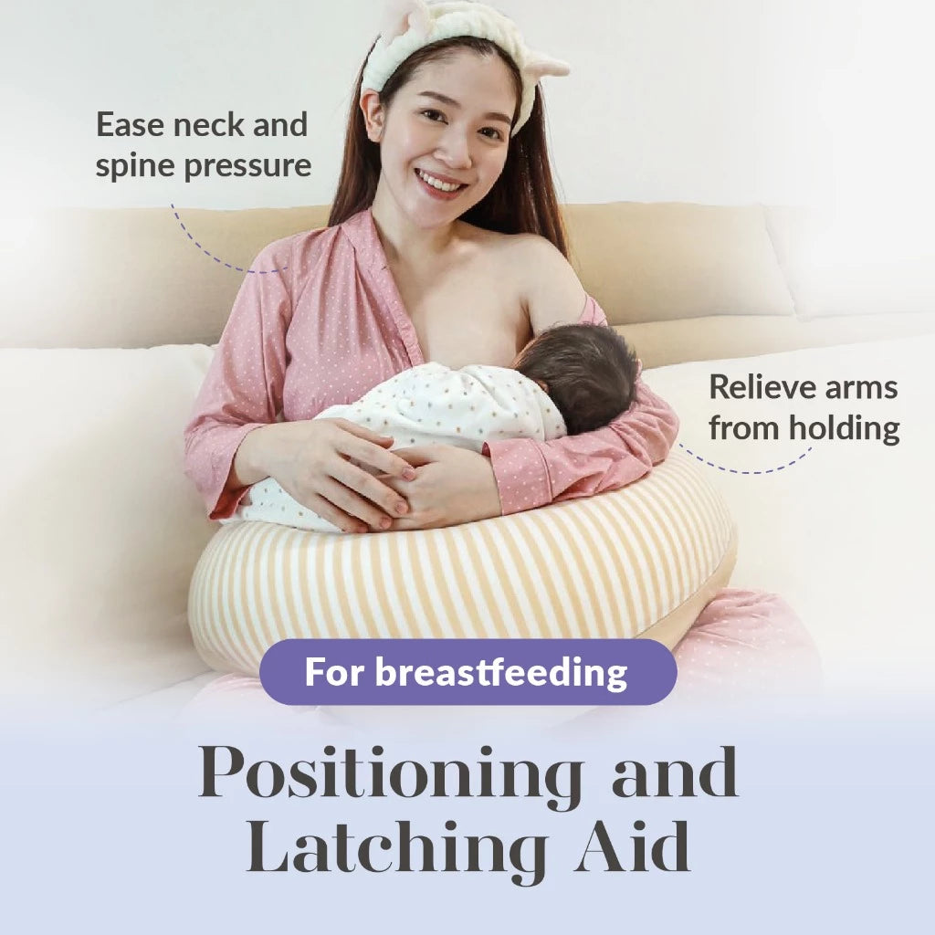 MAMAWAY Maternity Support & Nursing Moon Pillow (Mummy Must Have)| Feeding Essential