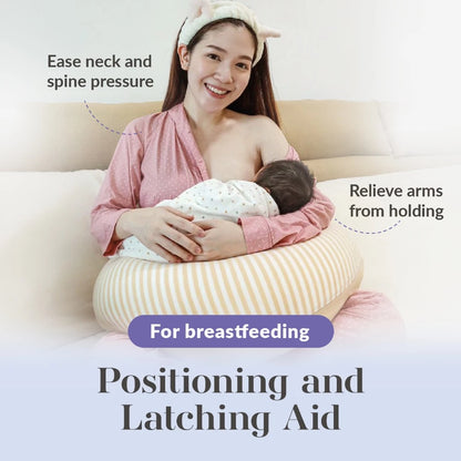 MAMAWAY Maternity Support & Nursing Moon Pillow (Mummy Must Have)| Feeding Essential
