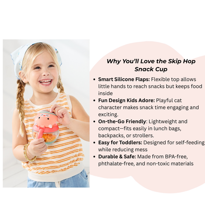SKIP HOP Zoo Snack Cup  | Feeding Essentials