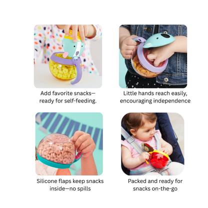 SKIP HOP Zoo Snack Cup  | Feeding Essentials