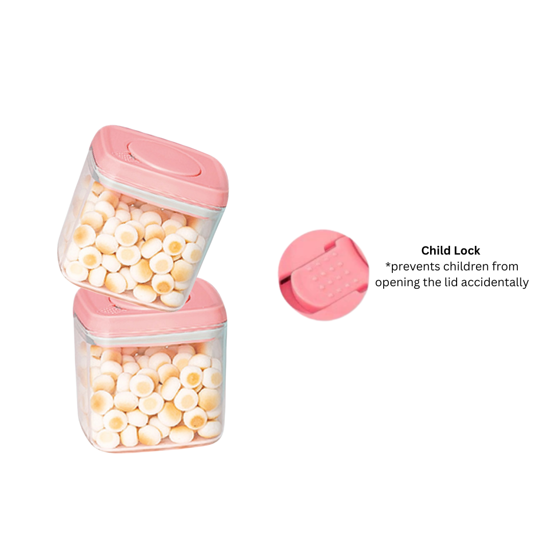 ANKOU Air Tight Food Container - Square Mini Portable (320ml) | Feeding Essentials