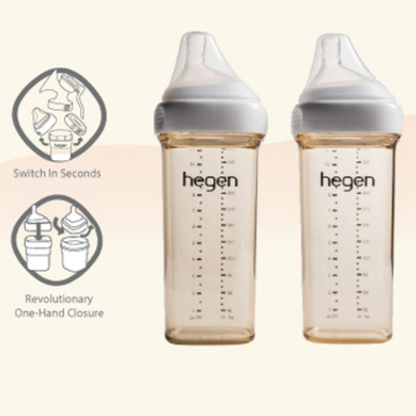 HEGEN PCTO™ 330ml/11oz Feeding Bottle PPSU (Baby Milk Bottle)| Baby Feeding