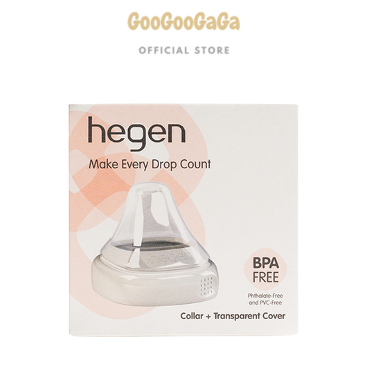 HEGEN PCTO Collar And Transparent Cover- White | Baby Feeding