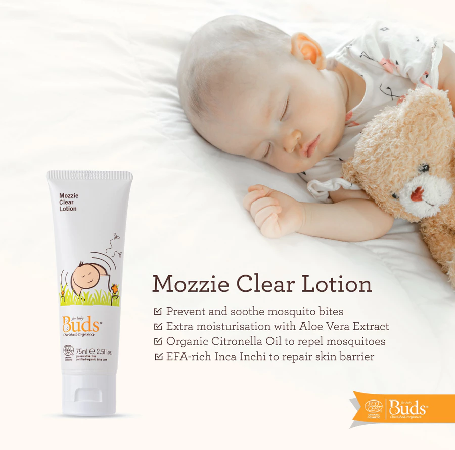 BUDS ORGANIC Buds Cherished Organics Mozzie Clear Lotion | Baby Skincare