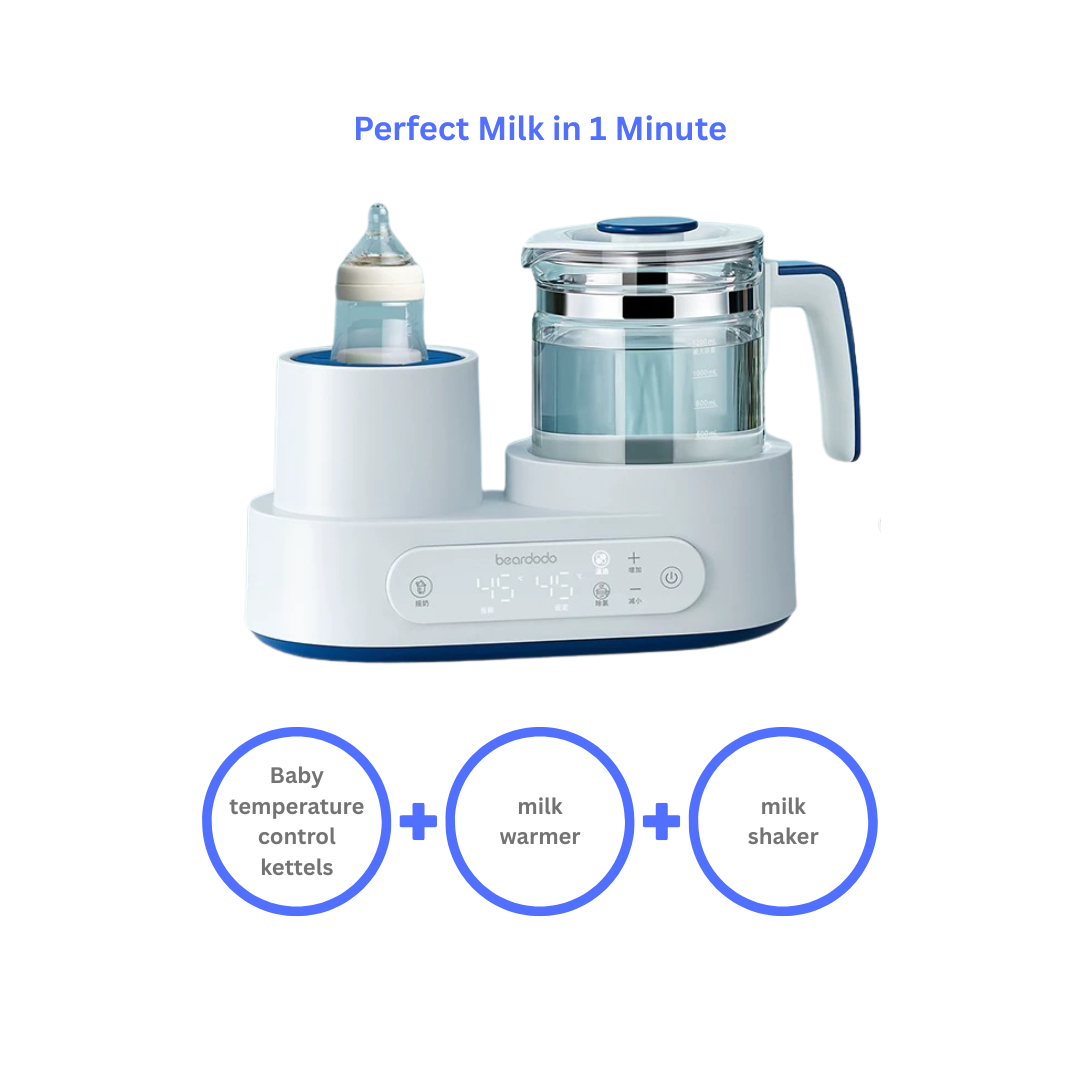BEARDODO 3-in-1 Baby Kettle, Milk Warmer & Milk Shaker | Baby Feeding Gear