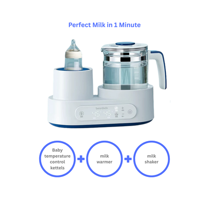 BEARDODO 3-in-1 Baby Kettle, Milk Warmer & Milk Shaker | Baby Feeding Gear