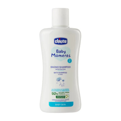 CHICCO Baby Moment Body Wash and Shampoo (Newborn & Baby)| Baby Skincare