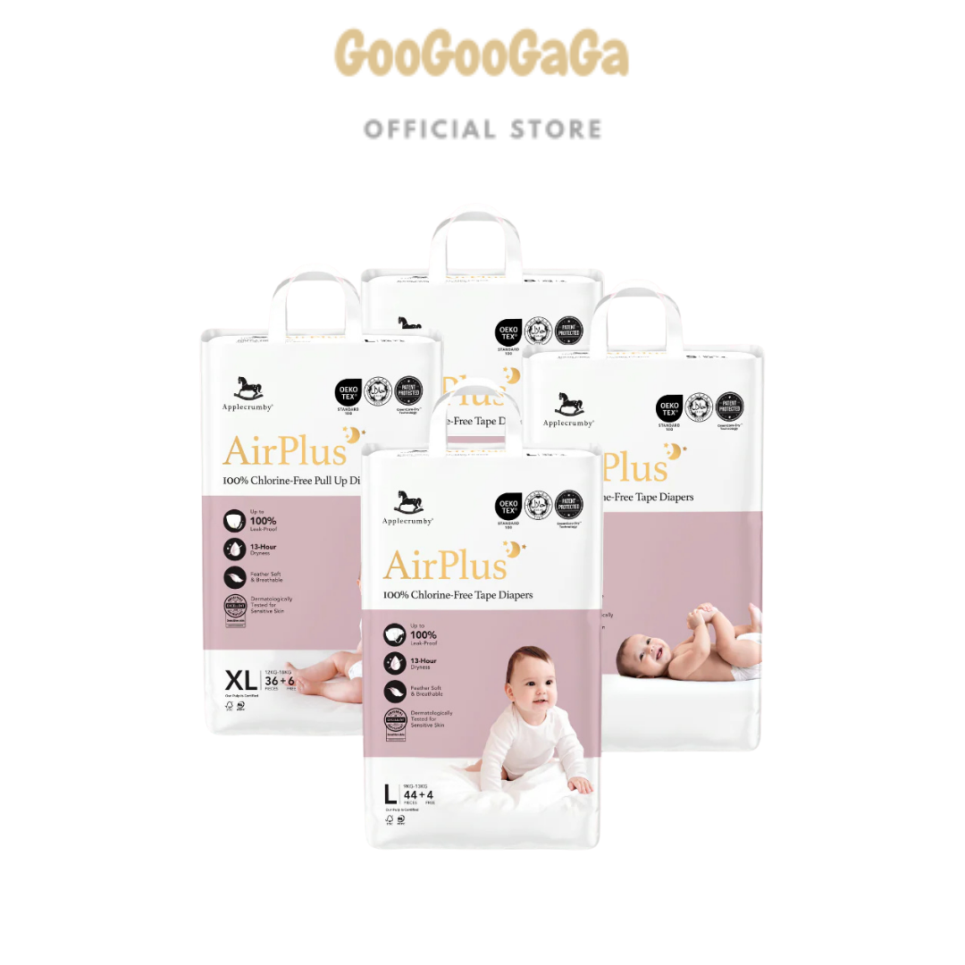 AppleCrumby AirPlus Mega Baby Diapers - Pull Up Pants | Diapering