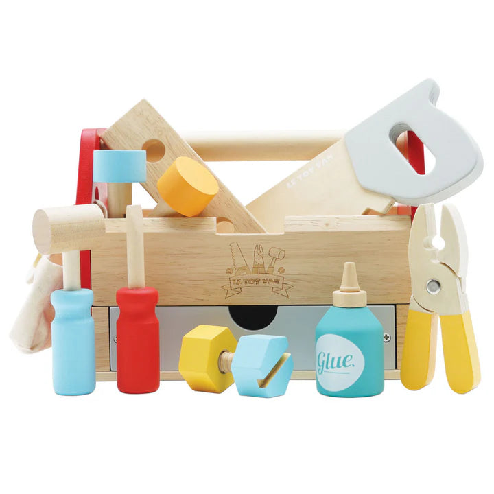 [Pre-Order]Le Toy Van Wooden Tool Box & Tools | Wooden Toy