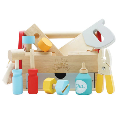 [Pre-Order]Le Toy Van Wooden Tool Box & Tools | Wooden Toy