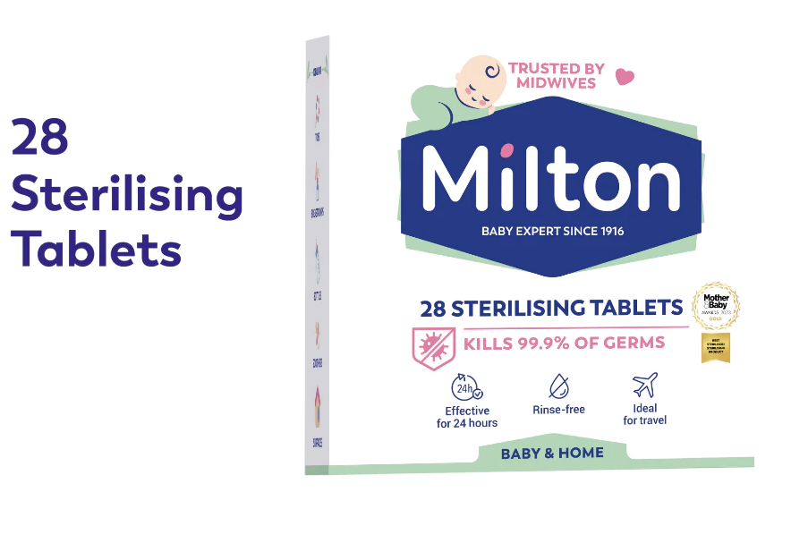 MILTON Sterilizing Tablets - 28s  | Cleaning & Sanitiser