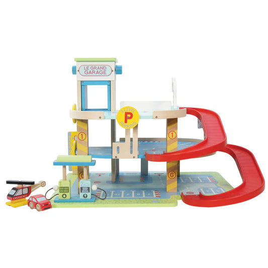 [Pre-Order]Le Toy Van Le Grand Wooden Garage | Wooden Toy