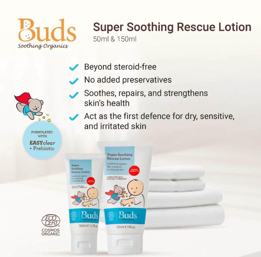 BUDS ORGANIC Super Soothing Rescue Lotion  | Baby Skincare