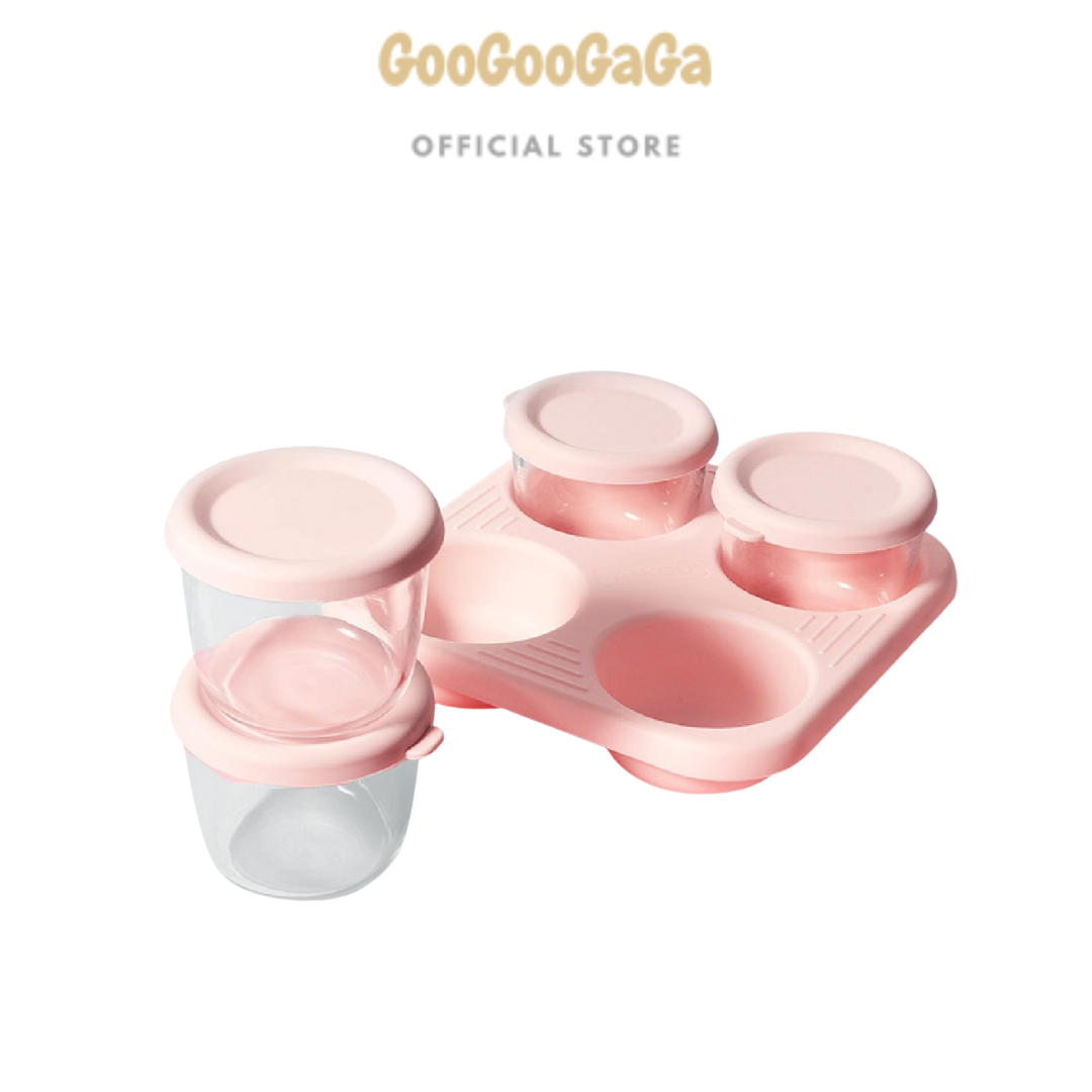 ANKOU 4 in 1  Mini Glass Container - (75ml) | Feeding Essentials