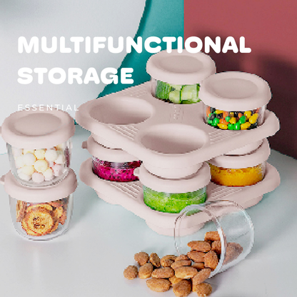 ANKOU 4 in 1  Mini Glass Container - (75ml) | Feeding Essentials