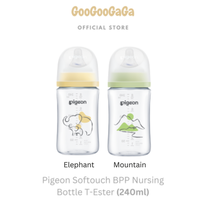 PIGEON Softouch BPP Nursing Bottle T-Ester (240ml) | Baby Feeding