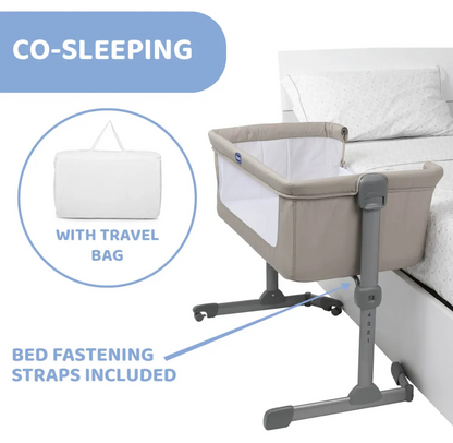 (PRE- ORDER) CHICCO Next2Me Essential Baby Cot | Nursery & Gear