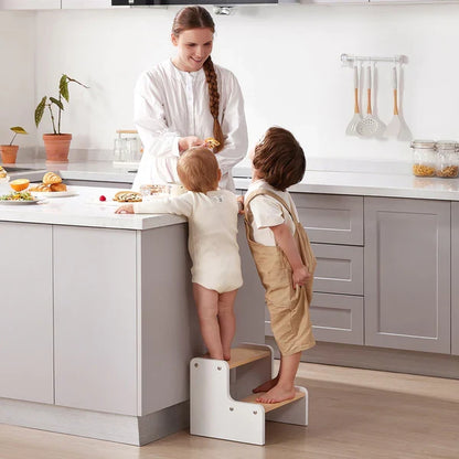 BOORI Australia Tidy Foot Step Stool (kids wooden stool)| Baby Furniture