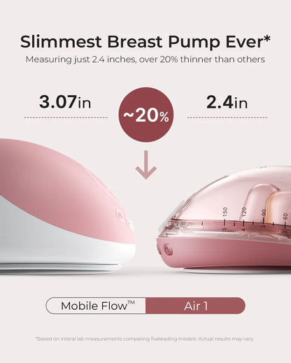 MOMCOZY Air 1 Ultra-slim Breast Pump (Portable BreastPump) | Breastfeeding