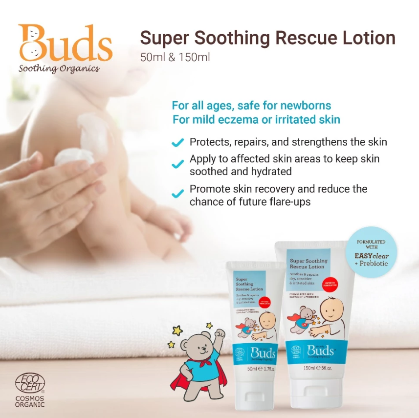 BUDS ORGANIC Super Soothing Rescue Lotion  | Baby Skincare