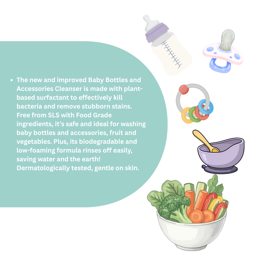 PIGEON Baby Bottle & Accessories Cleanser Refill | Baby Feeding Essential