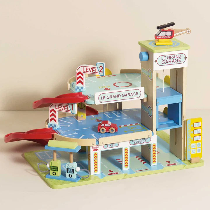 [Pre-Order]Le Toy Van Le Grand Wooden Garage | Wooden Toy