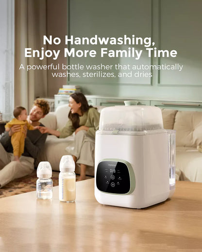 MOMCOZY KleanPal Pro Baby Bottle Washer and Sterilizer | Baby Steriliser & Warmer