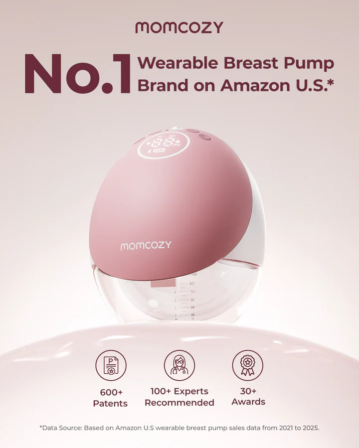 MOMCOZY M9 Mobile Flow™ Hands-Free Breast Pump | Breastfeeding