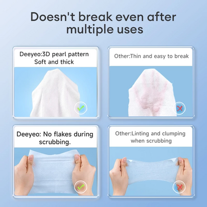 DEEYEO Disposable Facial Cotton Tissue/ Dry Wipes | Personal Care