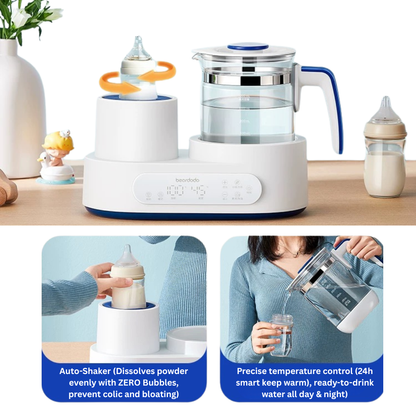 BEARDODO 3-in-1 Baby Kettle, Milk Warmer & Milk Shaker | Baby Feeding Gear