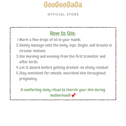 MUSTELA Organic Stretch Marks Oil 105ml | Pregnancy & Post-Birth Care